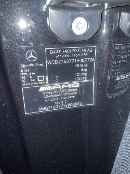 Mercedes Benz CL 63 AMG 