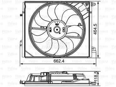 Ventilator za Renault Megane od 2015. do 2019. god.