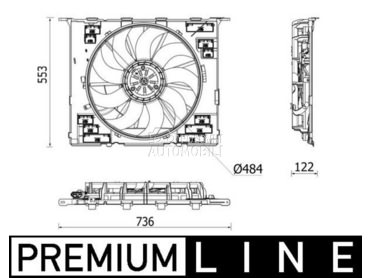 Ventilator za BMW Serija 6 od 2017. do 2020. god.