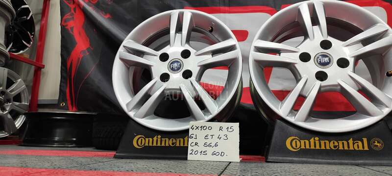 Aluminijumske felne  15" 4 x 100