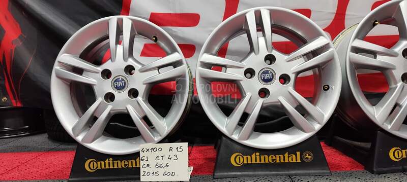 Aluminijumske felne  15" 4 x 100