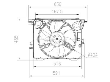 Ventilator za Renault Twingo od 2014. do 2019. god.