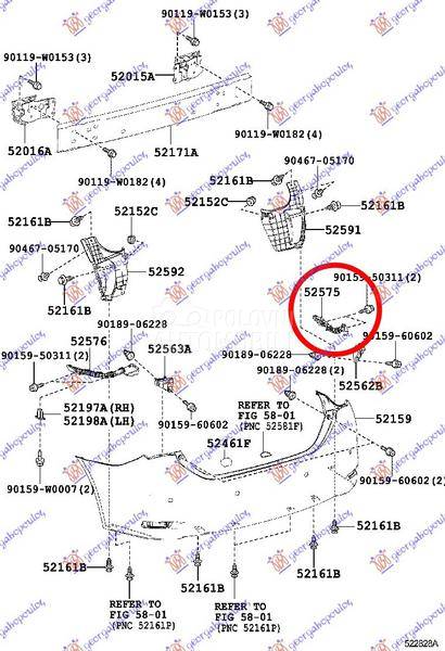 NOSAC ZADNJEG BRANIKA