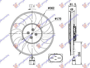 Ventilator za Audi A4 od 2015. do 2018. god.