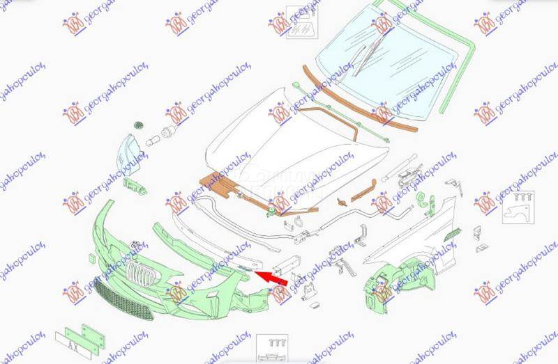 NOSAC PREDNJEG BRANIKA