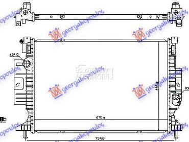 Hladnjak za Ford Kuga od 2016. do 2020. god.
