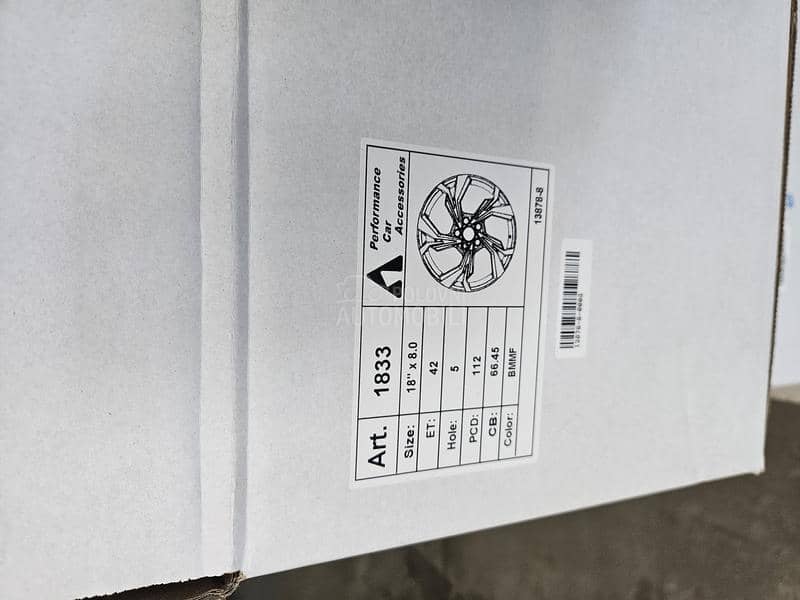 Aluminijumske felne  18" 5 x 112
