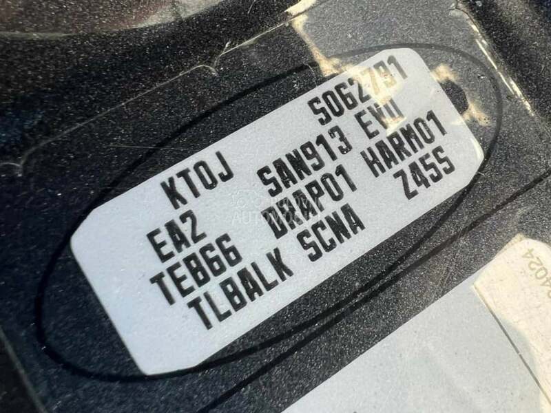 Vrata zadnja desna siva TEB66