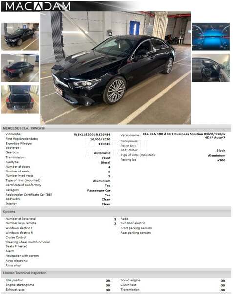 Mercedes Benz CLA 180 Pano/Sport/LED