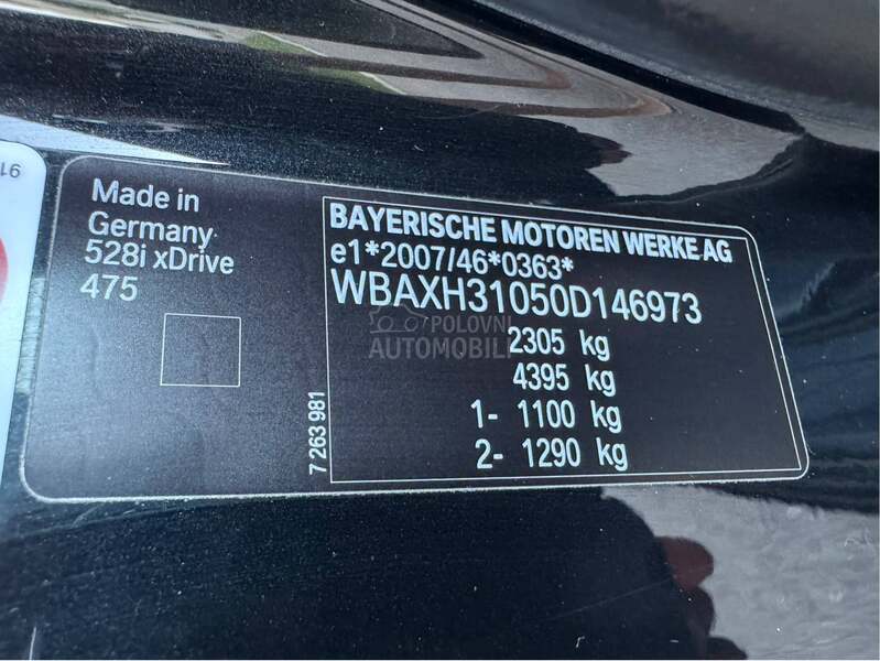 BMW 528 2.0 4x4 MATIK FUL CH