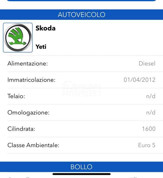 Škoda Yeti 