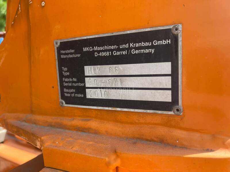 Mercedes Benz 818 kiper kran ZAME