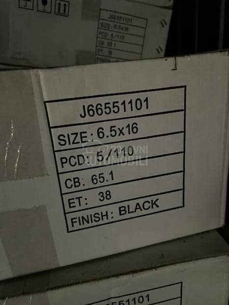 Čelične felne  16" 5 x 110