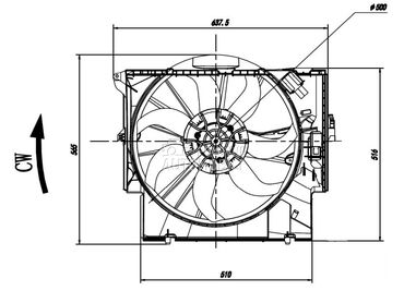 Ventilator za BMW Serija 3 od 2008. do 2012. god.