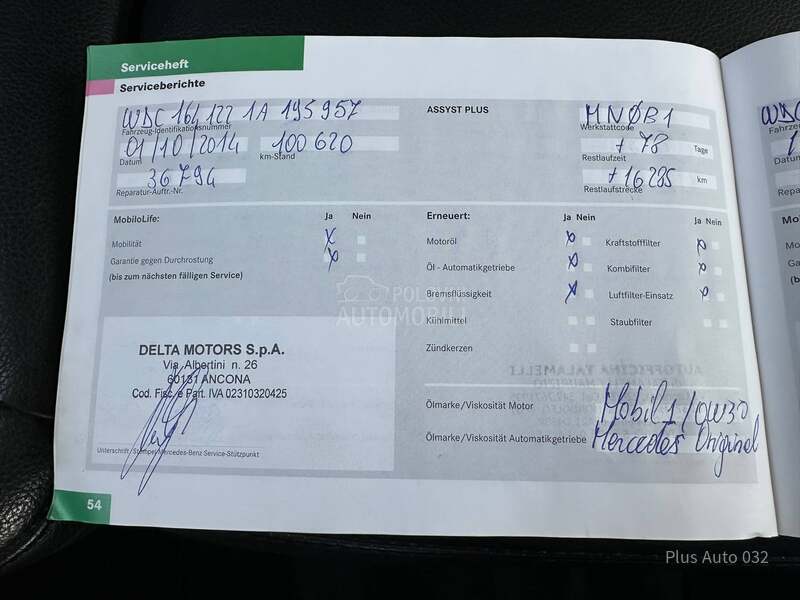 Mercedes Benz ML 320 N O V