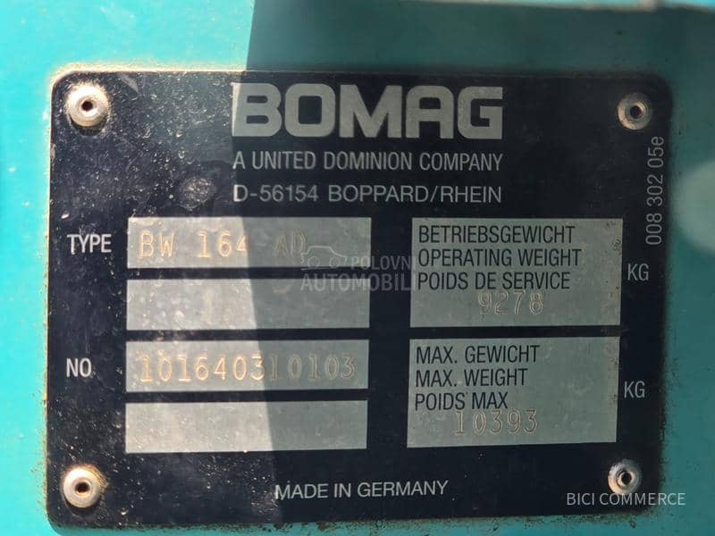 BOMAG BW164 AD