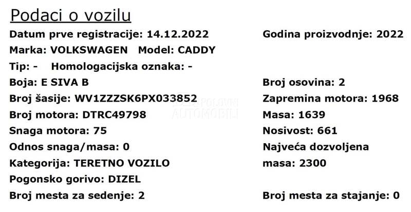 Volkswagen Caddy Maxi 2.0 TDI