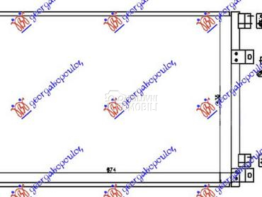 Hladnjak Klime za Subaru Tribeca od 2008. do 2014. god.