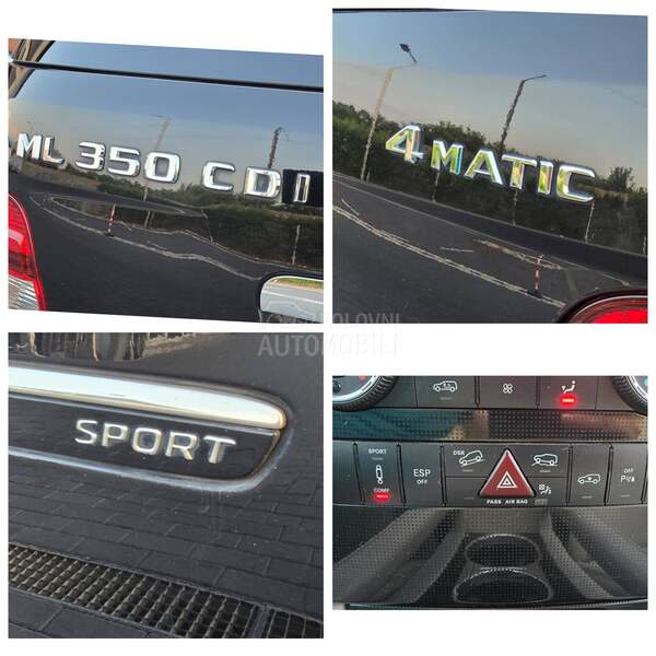 Mercedes Benz ML 350 SPORT/4M/Car vert