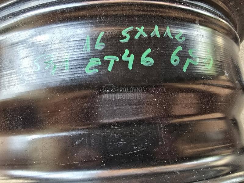 Čelične felne wv 16" 5 x 112