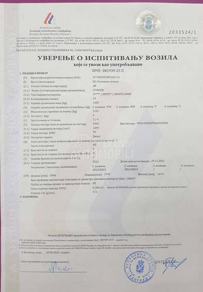 Citroen C3 BI COLORE