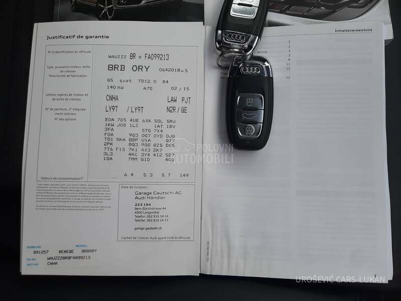 Audi Q5 S line 190HP 4x4 CH