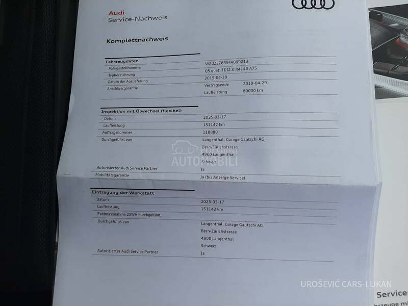 Audi Q5 S line 190HP 4x4 CH