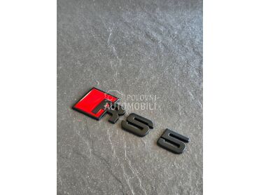 RS5 mat crna oznaka gepeka za Audi A5, S5, RS5