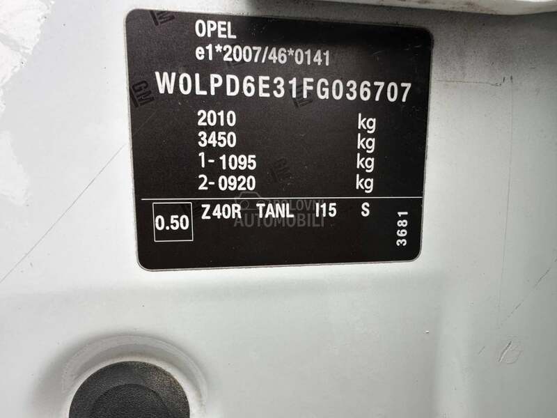 Opel Astra J /OPC LINE/NOV LANAC