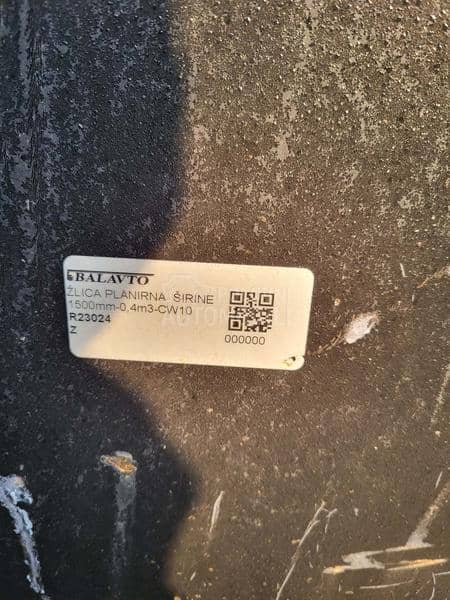 Planirna kašika 1500 mm Verachtert CW10