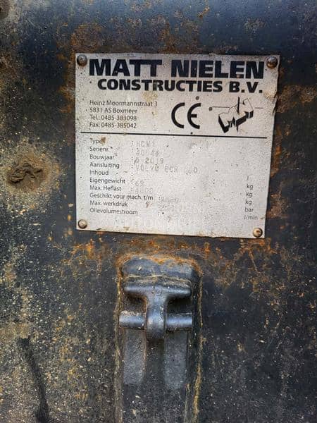 Planirna kašika 1500 mm Verachtert CW10