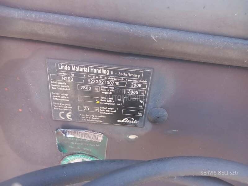 Linde H25D