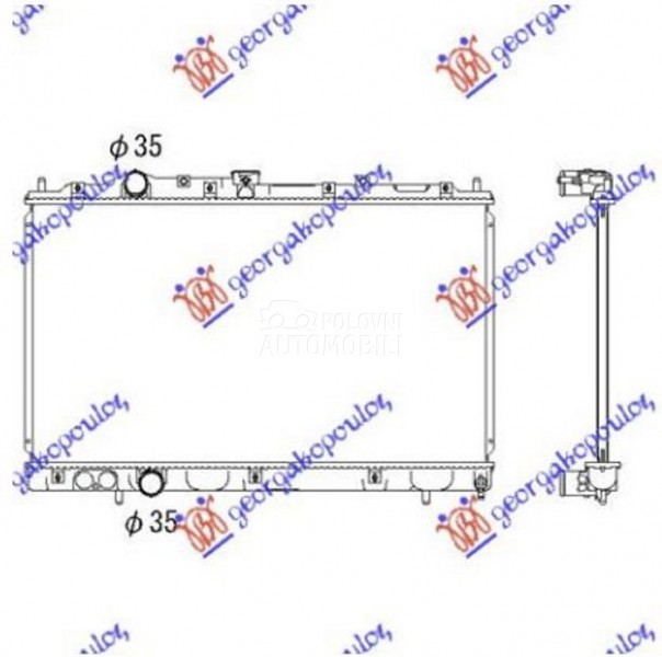 HLADNJAK MOTORA 1.3/1.5/1.6...
