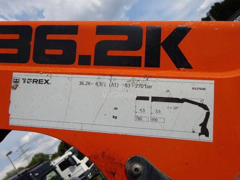 Mercedes Benz ATEGO 818/Trostrani kiper