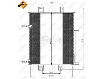 Hladnjak Klime za Daihatsu Materia