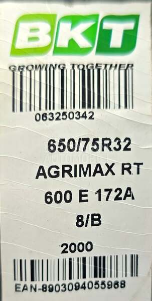 BKT 650/75 R32