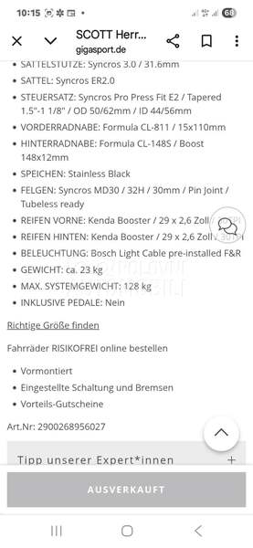 Scott Aspect eRIDE 910 Bosch CX