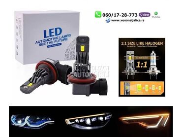 Led sijalice h8 pro 55w velicina kao halogene sijalice  