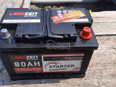 akomulator 80ah start stop nov   za 2025. god.