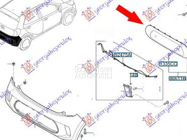 Lajsna za Kia Picanto od 2017. do 2024. god.