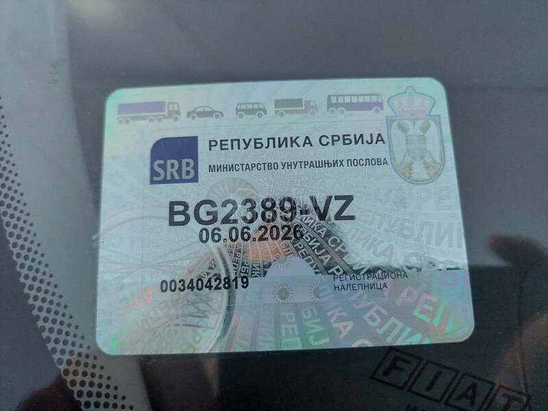 Fiat EVO REG. do 6.2026 METAN