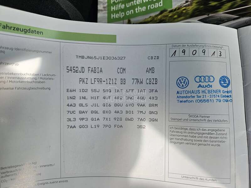 Škoda Fabia 1.2 tsi dsg  menjač