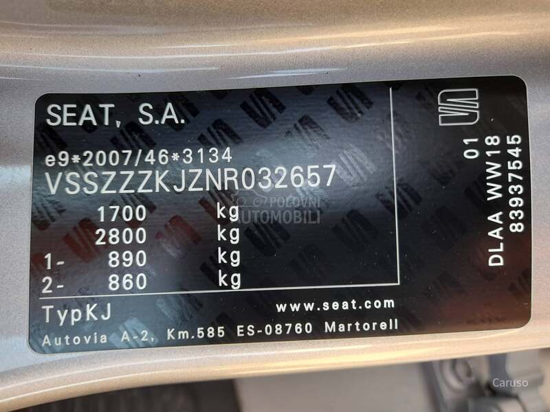 Seat Arona 1.0 TSi DSG STYLE