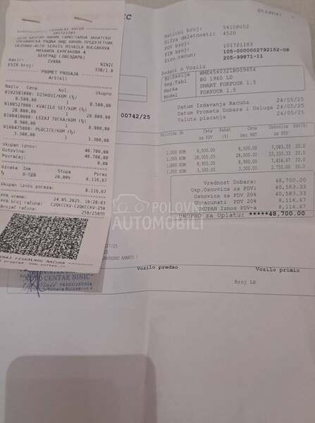 Smart ForFour 1.5 aut