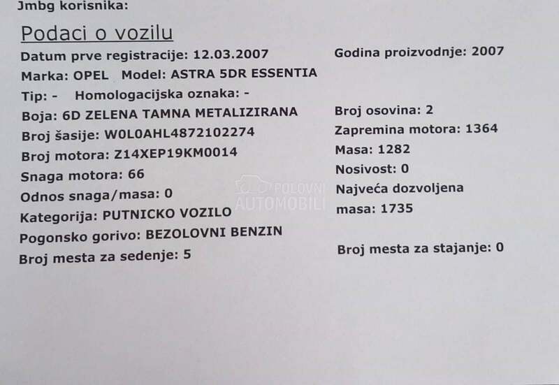 Opel Astra H 