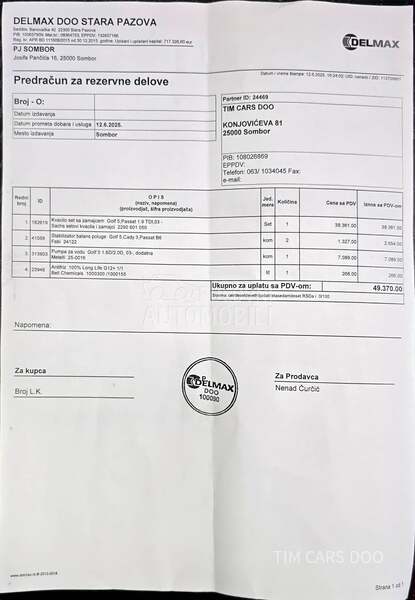 Volkswagen Golf 6 1.6 TDI
