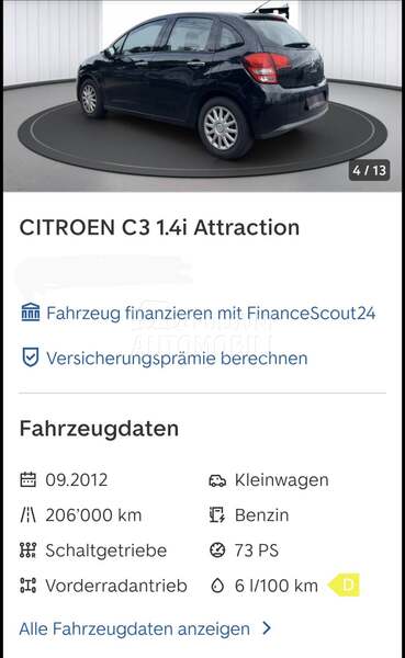 Citroen C3 1.4 p.e.z.o CH NA.VI