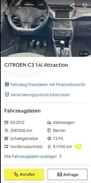 Citroen C3 1.4 p.e.z.o CH NA.VI