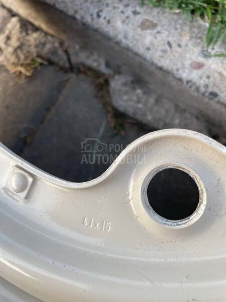 Čelične felne T1  Buba 15" 5 x 100