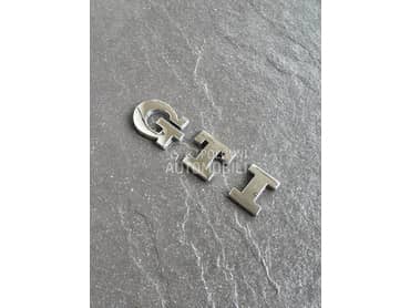 GTI hrom siva oznaka gepeka za Volkswagen Ostalo